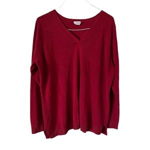 Sz 2X Red Sweater
